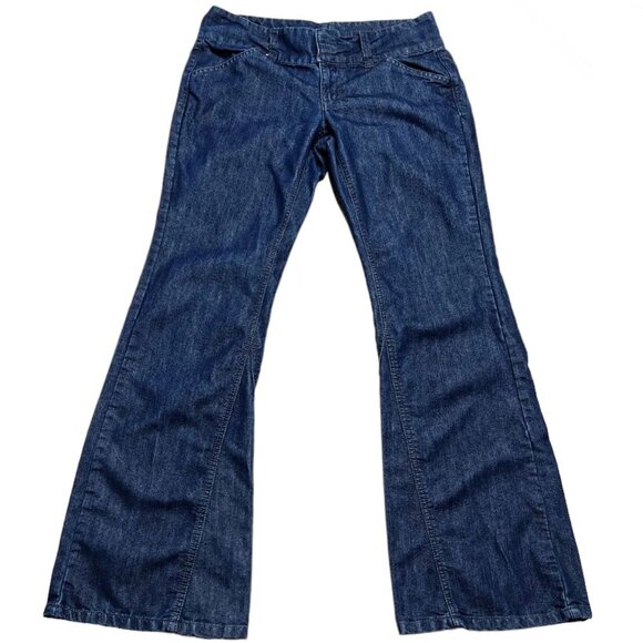 Daisy Fuentes Moda Jeans Womens Size 6 Dark Wash Bootcut Flare Leg - Picture 1 of 3
